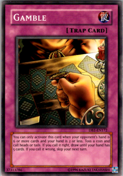 Gamble - DB1-EN172 - Common - Unlimited Edition x1 - Near Mint - Image 1