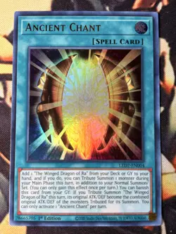 Yugioh: Ancient Chant - LED7-EN004 - Ultra Rare - 1st Edition - NM - Image 1