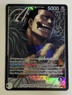 One Piece TCG Crocodile Alt Art Leader OP14-079 The Azure Sea’s Seven English - Image 1