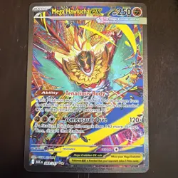 Mega Hawlucha EX SIR 283/217 Ascended Heroes Special Illustration Rare Pokemon - Image 1