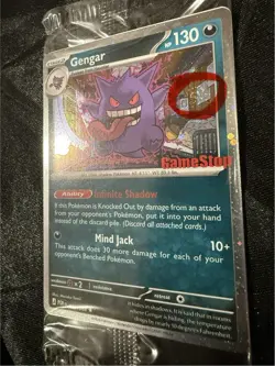 Gengar Gamestop 050/088 Promo Card with Swirl 🌀 SEALED, Ungraded - Image 2