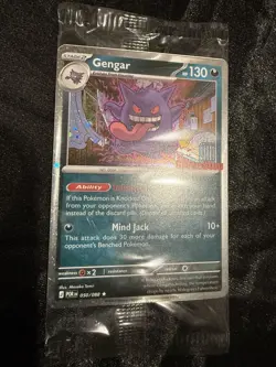 Gengar Gamestop 050/088 Promo Card with Swirl 🌀 SEALED, Ungraded - Image 3