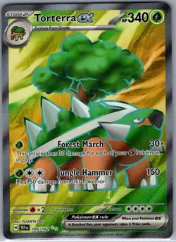 Torterra ex 185/162 SV05: Temporal Forces - Pokemon Card - NM - Image 1