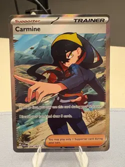 Pokemon TCG Trainer Team Rocket’s Ariana, Dawn, Carmine Full Art 3 Card Set - NM - Image 3