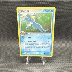Pokemon Vaporeon Rare Holo POP Series 3 6/17 70HP 2006 English Card - Image 1