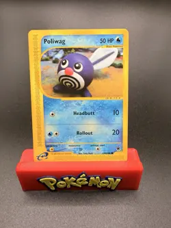 Pokemon Card TCG Poliwag E Reader 125/165 Near Mint Common Yuka Marii - Image 1