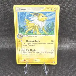 Pokemon Jolteon Rare Holo POP Series 3 003/017 70HP 2006 English Card - Image 1