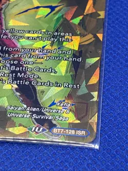 SS2 Kefla Saiyan Synthesis BT7-128 ISR Foil Dragon Ball Super Card Game | NM - Image 2