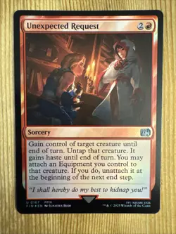 Unexpected Request Final Fantasy Foil MTG NM - Image 1