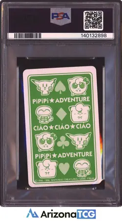 Pokemon 1998 6 Of Hearts PiPiPi Adventure Playing Card GEM MINT PSA 10 - Image 2