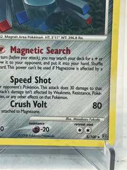 Pokemon Card - Magnezone Stormfront 5/100 Holo Rare - Image 5