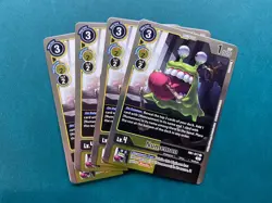 Numemon RB1-017 Playset Resurgence Booster Digimon Card Game x4 - Image 1