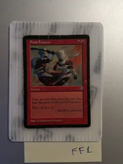 Final Fortune Magic MTG Revised 3rd Edition - Image 1