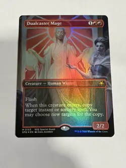 Dualcaster Mage (Borderless) - FOIL - [Special Guests] Secrets of Strixhaven MTG - Image 1