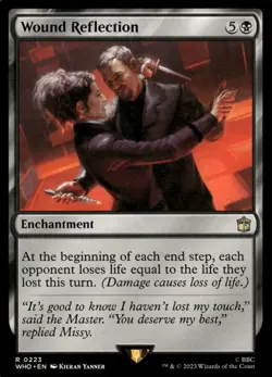 Wound Reflection 223 Rare Universes Beyond: Doctor Who Magic: The Gathering NM - Image 1