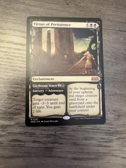 Magic the Gathering MTG Virtue of Persistence Showcase Near Mint - Image 2