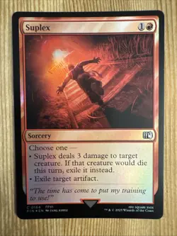 MTG Final Fantasy 0164 Suplex C NM FOIL - Image 1