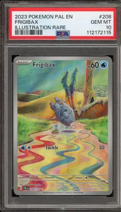 Pokemon Frigibax Paldea Evolved Illustration Rare #208 PSA 10 Gem Mint - Image 1