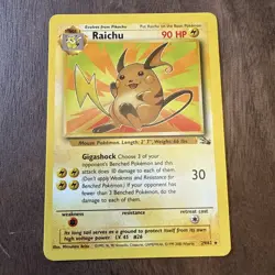 Lot 3 LP Pokemon Fossil: Ditto 18/62, Raichu 29/62, Magneton 26/62 Rare Cards - Image 4