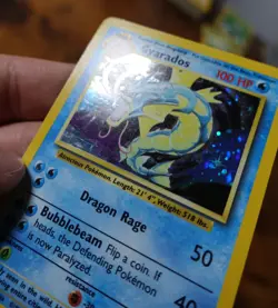 Gyarados 6/102 Base Set Holo Rare Pokemon Card LP - Image 3