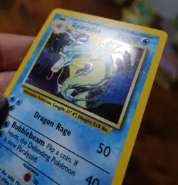Gyarados 6/102 Base Set Holo Rare Pokemon Card LP - Image 4