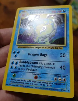 Gyarados 6/102 Base Set Holo Rare Pokemon Card LP - Image 5