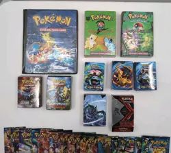 EMPTY Pokemon Boxes & Packs Bundle Incl Vintage Binder Deck Boxes - Image 4