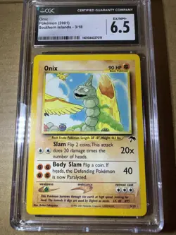 2001 Pokemon Southern Islands Onix 3/18 CGC 6.5 - Image 1