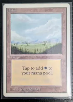 Magic the Gathering MTG: 1x Plains (C) - Unlimited Edition - Vintage | Rare - Image 1