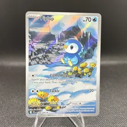 Pokemon TCG Piplup Holo 098/094 Illustration Rare Card Phantasmal Flames - Image 1