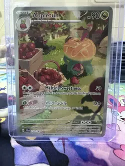 Pokemon TCG Appletun 211/191 Surging Sparks Illustration Rare Near Mint - Image 1