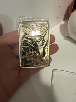 POKEMON 23K GOLD PLATED CARDS W/COA - (CHARIZARD/ PIKACHU) - Image 2