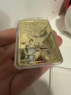 POKEMON 23K GOLD PLATED CARDS W/COA - (CHARIZARD/ PIKACHU) - Image 3