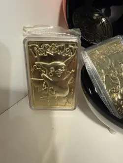 POKEMON 23K GOLD PLATED CARDS W/COA - (CHARIZARD/ PIKACHU) - Image 5