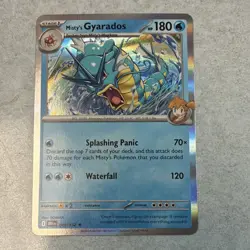 Pokemon Misty's Gyarados 049/182 Rare Holo Sv10 Destined Rivals 180 HP - Image 1
