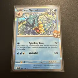 Pokemon TCG Misty's Gyarados 049/182 SV10: Destined Rivals Rare Holo NM - Image 1