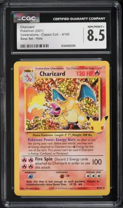 Pokemon Celebrations Base Set Charizard Blastoise Venusaur PSA CGC 8.5 10 Set - Image 2