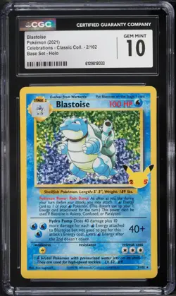 Pokemon Celebrations Base Set Charizard Blastoise Venusaur PSA CGC 8.5 10 Set - Image 3