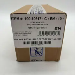 Pokemon TCG SV10 Destined Rivals Booster 6-Box Case SEALED EN - Image 1