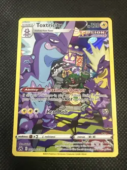 2023 Pokemon TCG Toxtricity Sword & Shield Crown Zenith Galarian Gallery GG09 - Image 1