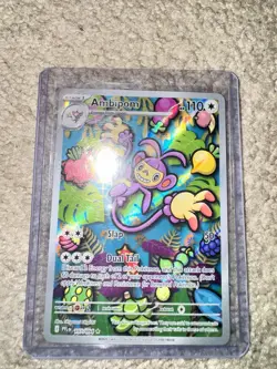 Pokemon Ambipom 107/094 Me02 Phantasmal Flames Illustration Rare Holo English - Image 1
