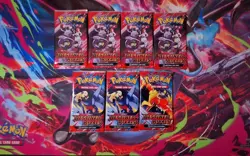 Pokemon Destined Rivals Booster Packs - Factory Sealed - Lot Of 7 - Image 1