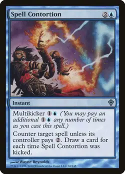 Magic the Gathering MTG Spell Contortion Worldwake WWK 38/145 Uncommon NM/M - Image 1