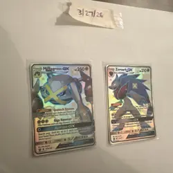 Pokemon TCG Metagross GX and Zoroark GX 157a/77a Hidden Fates Promos Near Mint - Image 2