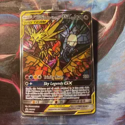 Pokemon TCG 2019 Moltres Zapdos Articuno GX SM210 Hidden Fates ETB Promo Sealed - Image 1