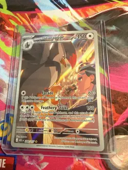 Pokemon TCG Ascended Heroes Larry's Staraptor 249/217 Full Art - Image 1