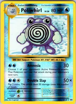 Poliwhirl 24/108 XY - Evolutions Pokemon TCG NM Reverse Holo - Image 1