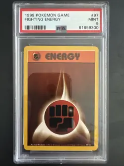 1999 Pokemon Game Fighting Energy Mint 9 - Image 1