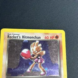 Rocket's Hitmonchan 11/132 Gym Heroes Pokemon TCG Holo Rare - Image 2