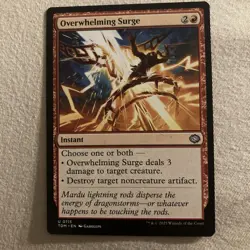 Overwhelming Surge - 115 - TDM - NM - MTG Magic the Gathering - Image 1